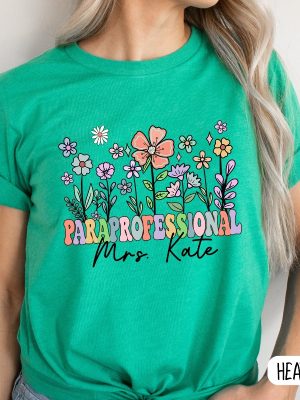 Personalized Paraprofessional Shirt Custom Paraprofessional Shirt Teach Them Love Them Teacher Appreciation Teacher Aide Careers Shirt Teachers Aide Jobs Shirt New revetee.com 5