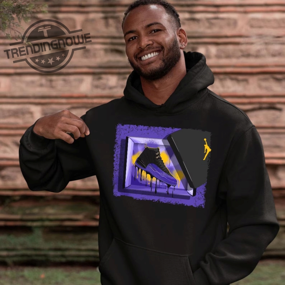 Hoodies to Match AJ12 Dark Black and Purple, 12s Retro Dark Black and  Purple 3D Graphic Unisex Hoodie, Gift for Sneakerheads