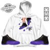Jordan 12 Field Purple Shirt Sneaker Girl Heart Unisex Shirt To Match Sneaker trendingnowe.com 2