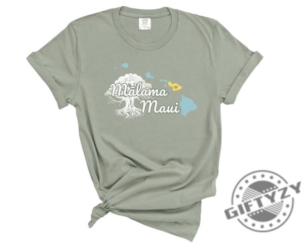 Malama Maui Strong Shirt Protect Maui Banyan Tree Tee Hurricane Dora Relief Hawaii Sweatshirt Lahaina Maui Wildfires Hoodie Maui Strong Shirt giftyzy.com 3