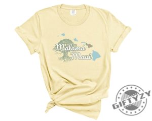 Malama Maui Strong Shirt Protect Maui Banyan Tree Tee Hurricane Dora Relief Hawaii Sweatshirt Lahaina Maui Wildfires Hoodie Maui Strong Shirt giftyzy.com 4