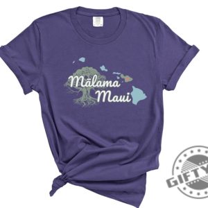 Malama Maui Strong Shirt Protect Maui Banyan Tree Tee Hurricane Dora Relief Hawaii Sweatshirt Lahaina Maui Wildfires Hoodie Maui Strong Shirt giftyzy.com 5