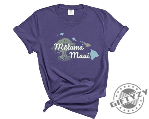 Malama Maui Strong Shirt Protect Maui Banyan Tree Tee Hurricane Dora Relief Hawaii Sweatshirt Lahaina Maui Wildfires Hoodie Maui Strong Shirt giftyzy.com 5