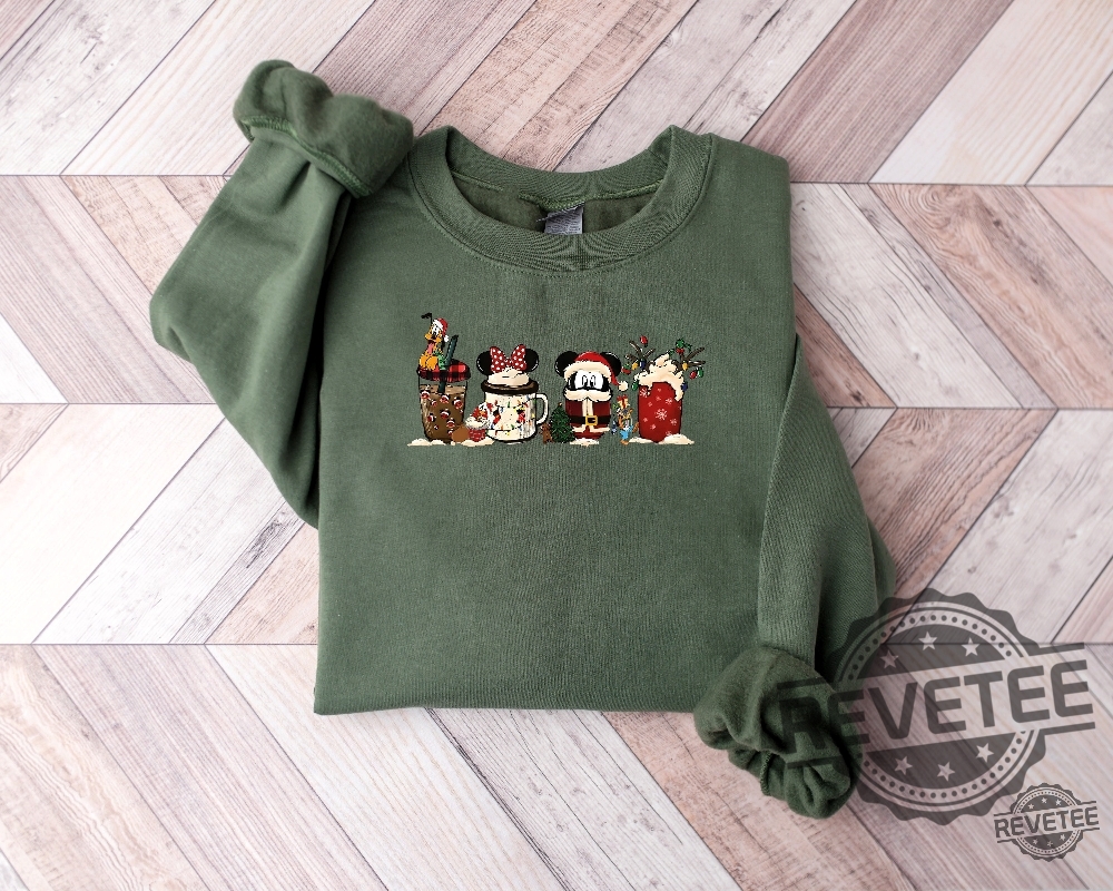 Cute Disney Christmas Coffee Shirt Disney Christmas Coffee Shirts Mickey Fan Gift Pluto Disney Shirt Disney Coffee Cups Christmas T Shirt Designs New