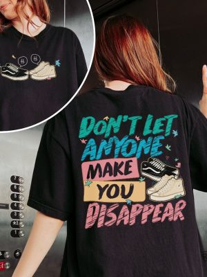 Dont Let Anyone Make You Disappear Shirt Trendy Lgbt Shirt Leaves Shirt Season 2 Trendy Movie Sweatshirt Heartstopper Merch New revetee.com 4