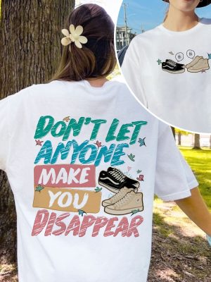 Dont Let Anyone Make You Disappear Shirt Trendy Lgbt Shirt Leaves Shirt Season 2 Trendy Movie Sweatshirt Heartstopper Merch New revetee.com 7