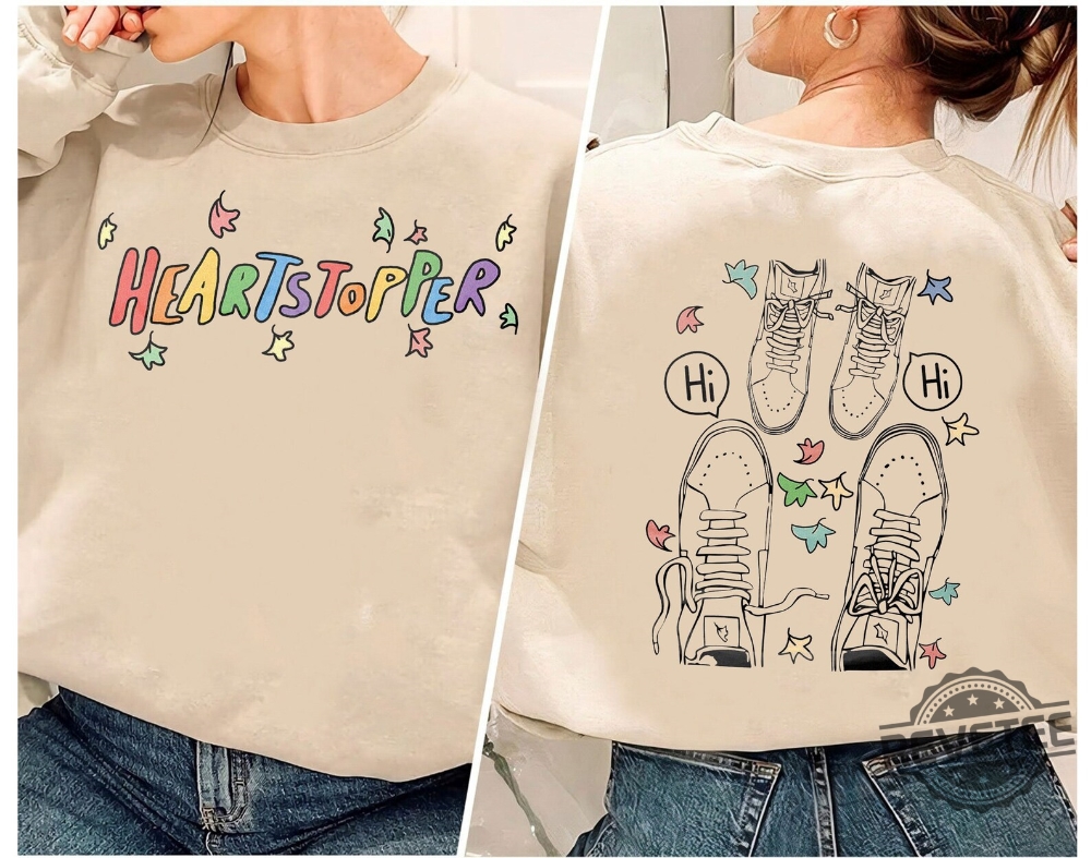 Heartstopper Season 2 Embroidered Shirt Nick And Charlie Shirt Heartstopper Leaves Sweatshirt Heartstopper Book Series Shirt Heartstopper Graphic Novel Shirt Heartstopper Leaves Shirt New