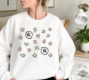 Leaves Hi Hi Bubble Sweatshirt Cute Heartstopper Leaves Nick And Charlie Boy Meets Boy Sweat Lgbt Heartstopper Rainbow Sweat Fans Gift Heartstopper Leaves Shirt New revetee.com 2