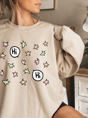 Leaves Hi Hi Bubble Sweatshirt Cute Heartstopper Leaves Nick And Charlie Boy Meets Boy Sweat Lgbt Heartstopper Rainbow Sweat Fans Gift Heartstopper Leaves Shirt New revetee.com 5