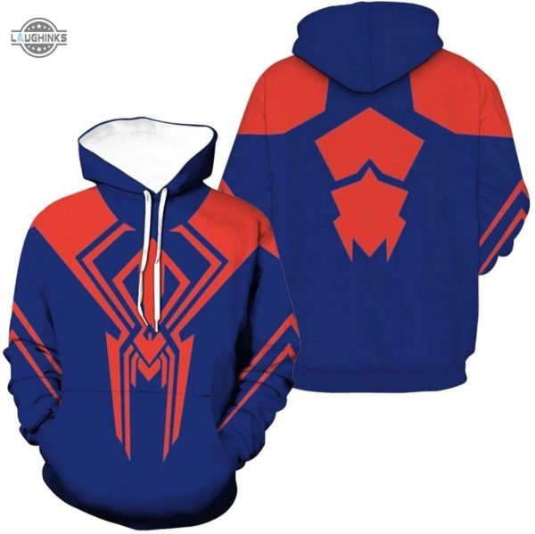 spiderman zip up hoodie all over printed spiderman hoodie spiderman 2099 shirt spiderman sweater spiderman shirt spiderman costume miles morales hoodie laughinks.com 11