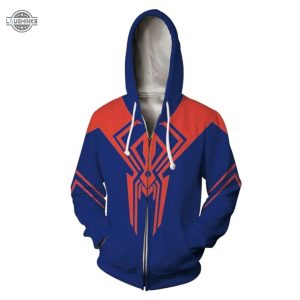 spiderman zip up hoodie all over printed spiderman hoodie spiderman 2099 shirt spiderman sweater spiderman shirt spiderman costume miles morales hoodie laughinks.com 8