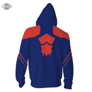 spiderman zip up hoodie all over printed spiderman hoodie spiderman 2099 shirt spiderman sweater spiderman shirt spiderman costume miles morales hoodie laughinks.com 9