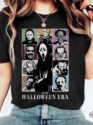 In My Halloween Era Shirt Horror Movie Character Shirt Eras Tour Halloween Halloween Costume Fall Vibes Halloween Horror Nights Shirt Unique revetee.com 3