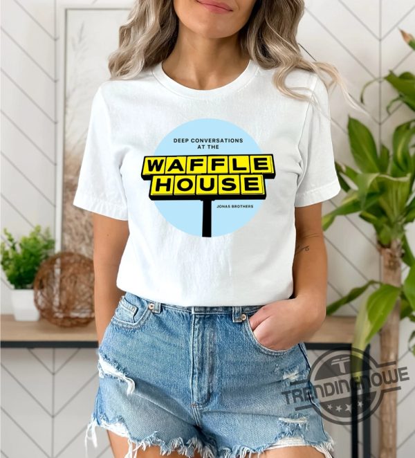 Jonas Brothers Shirt Waffle House Jonas Brothers The Album Merch T Shirt trendingnowe.com 2