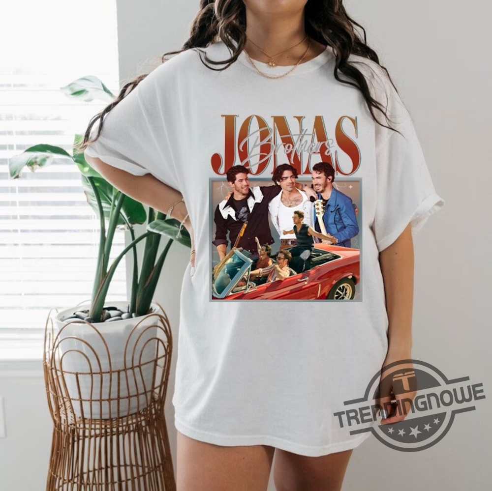 Jonas Brothers Band Shirt Jobros The One Were Gets Back Together T-Shirt  Fan Gift - Family Gift Ideas That Everyone Will Enjoy