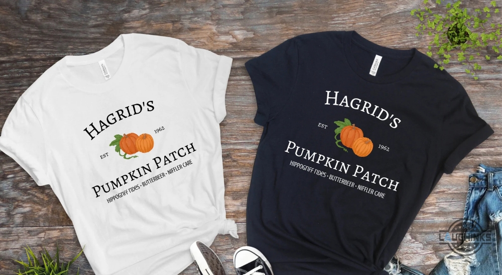 Harry Potter Tshirt Halloween Pumpkin Patch 2023 Harry Potter T Shirt For Mens Womens Kids Harry Potter Shirt Hagrids Pumpkin Patch Harry Potter Halloween Shirt