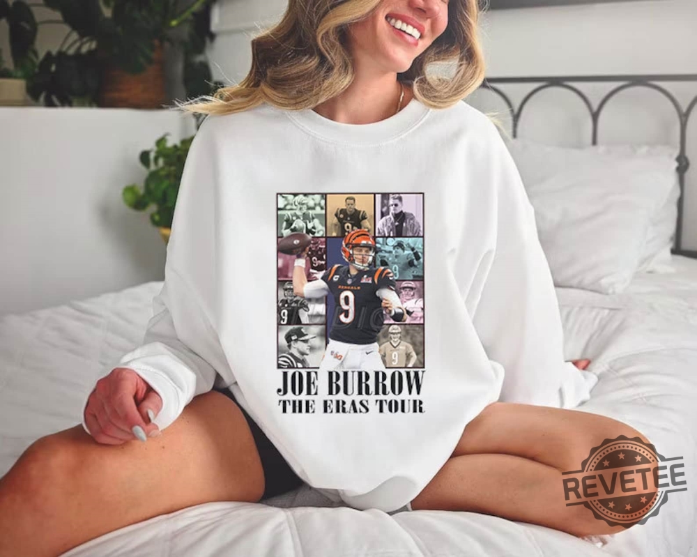 Joe Burrow The Eras Tour Shirt Vintage Joe Burrow Tshirt America Football Sweatshirt Football Fan Gifts Joe Burrow Hoodie New