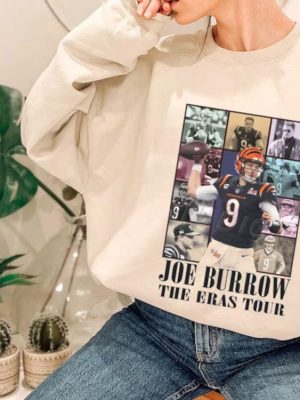 Joe Burrow The Eras Tour Shirt Vintage Joe Burrow Tshirt America Football Sweatshirt Football Fan Gifts Joe Burrow Hoodie New revetee.com 3