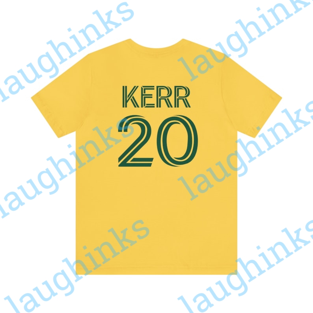 Personalized Matildas Shirt Kids Adults Matildas Tshirt Double Sided Custom Name And Number Matildas Shirts Green And Gold Matildas Kids Shirt Sam Kerr Shirt Australia Shirt