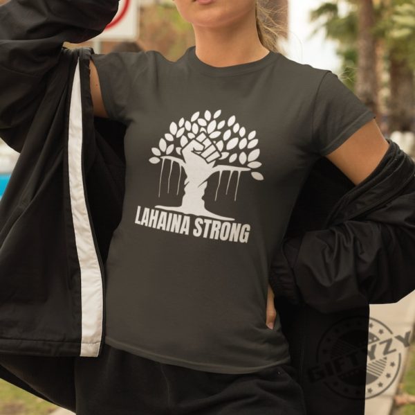 Lahaina Strong Banyan Tree Shirt Maui Strong Tshirt Rebuild Maui Hoodie Our Hearts Are With You Maui Strong Shirt giftyzy.com 5