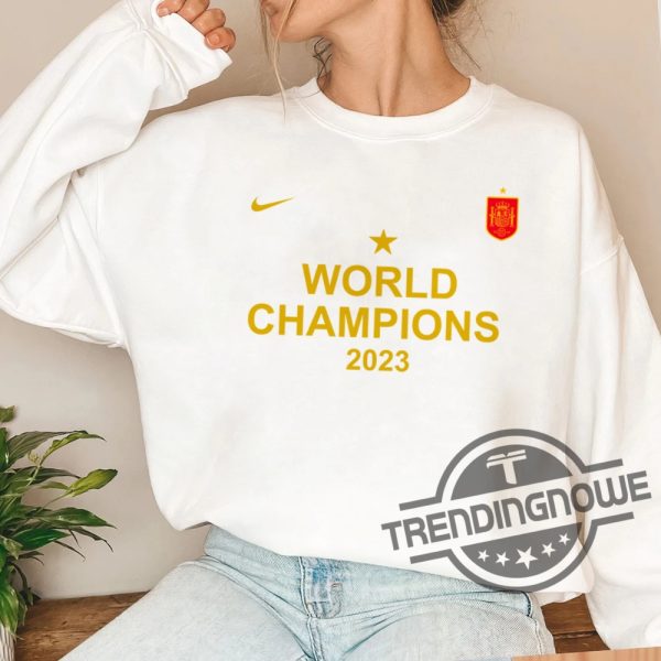 2023 Womens World Cup Champion Shirt 2023 Spain Champions Shirt 2023 Womens World Cup Spain Shirt trendingnowe.com 2