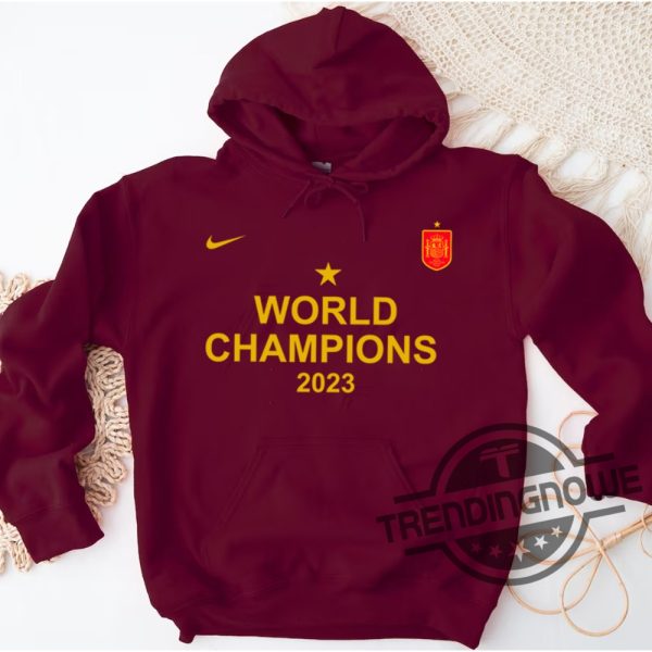 2023 Womens World Cup Champion Shirt 2023 Spain Champions Shirt 2023 Womens World Cup Spain Shirt trendingnowe.com 5