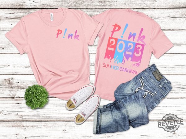 Pnk Pink Singer Summer Carnival 2023 Tour Shirt Pink Fan Lovers Shirt Trustfall Album Shirt Pink Tour Shirt Pink Merchandise Pink Summer Carnival Milwaukee Pink Concert Chicago New revetee.com 1
