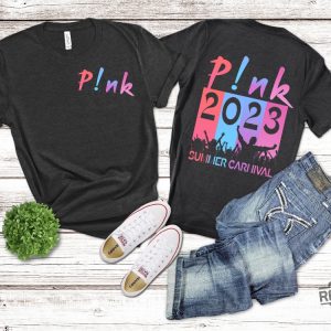 Pnk Pink Singer Summer Carnival 2023 Tour Shirt Pink Fan Lovers Shirt Trustfall Album Shirt Pink Tour Shirt Pink Merchandise Pink Summer Carnival Milwaukee Pink Concert Chicago New revetee.com 3