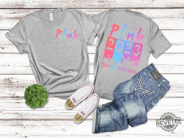 Pnk Pink Singer Summer Carnival 2023 Tour Shirt Pink Fan Lovers Shirt Trustfall Album Shirt Pink Tour Shirt Pink Merchandise Pink Summer Carnival Milwaukee Pink Concert Chicago New revetee.com 4