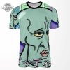 handsome squidward cosplay all over printed squidward costume kid adult squidward spongebob halloween costume squidward handsome devil sweatshirt laughinks.com 1