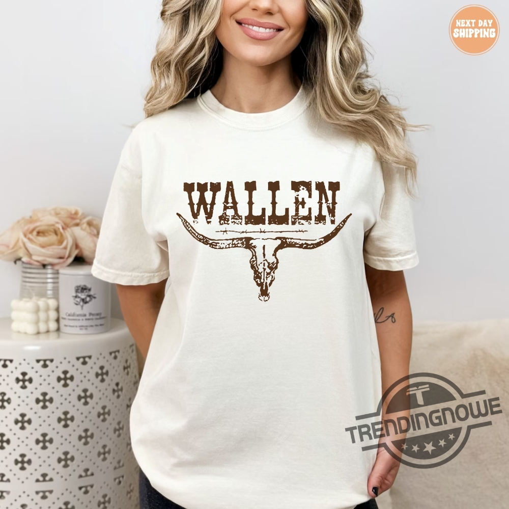 Morgan Wallen Shirt Wallen Shirt Country Music Shirt Western Graphic Cowboy Shirt Rodeo Shirt Morgan Wallen Braves Shirt