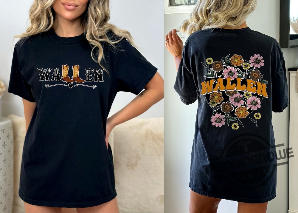 Morgan Wallen Shirt Country Concert Shirt Country Music Shirt Western Graphic Cowboy Shirt Morgan Wallen Braves Shirt