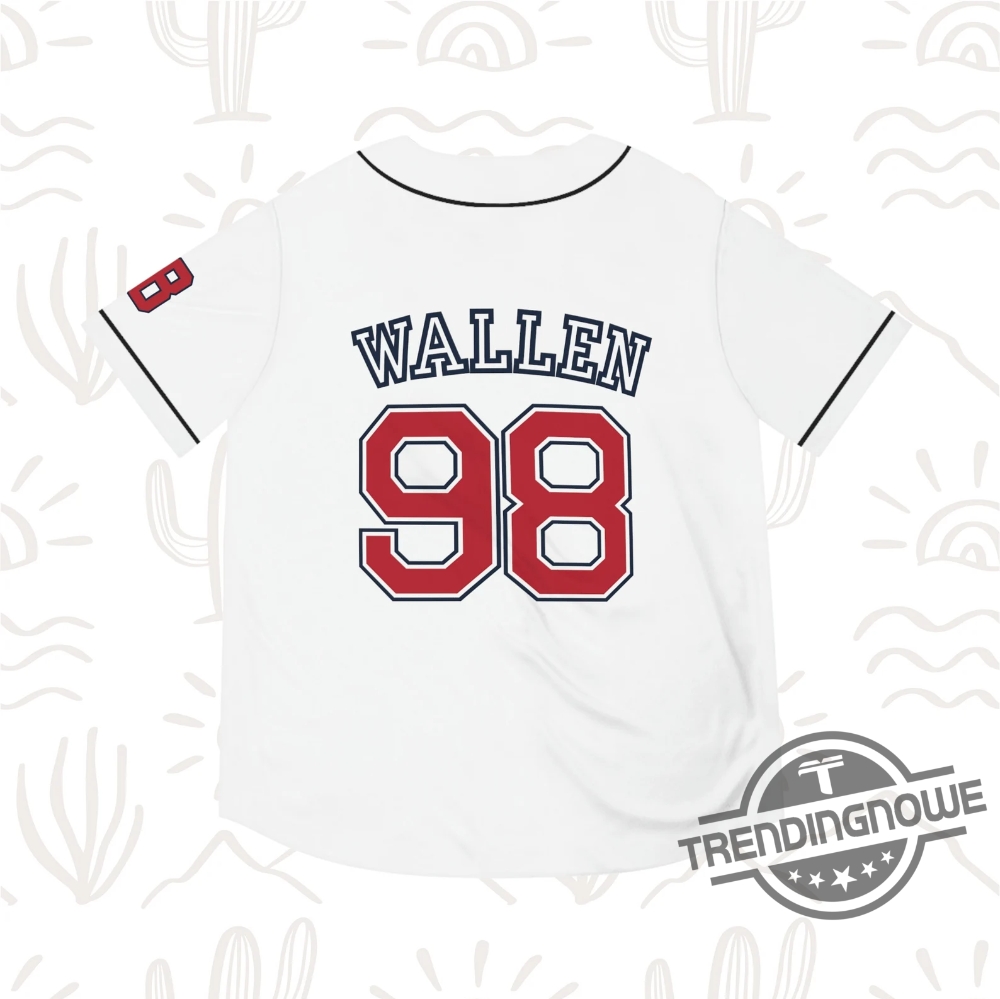 Morgan Wallen 98 Braves Jersey Morgan Wallen Baseball Jersey