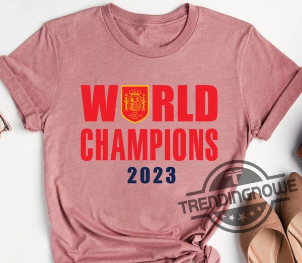 Women World Cup Champions Shirt 2023 Spain Champions Shirt Womens World Cup Spain Shirt Champions Shirt trendingnowe.com 3