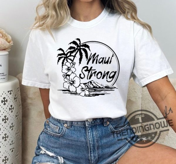 Vintage Maui Strong Shirt Fundraiser Lahaina T Shirt Support for Hawaii Fire Victims Maui Wildfire Relief Support Maui Lahaina Shirt trendingnowe.com 1