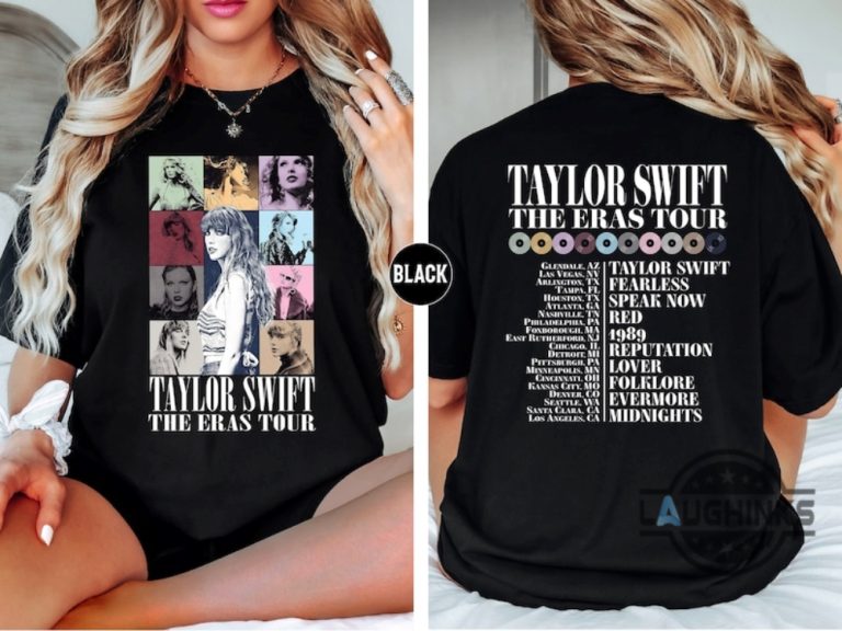 Taylor Swift Sweatshirt Double Sided Taylor Swift Eras Tshirt Swiftie ...