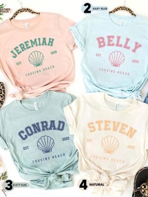 Cousins Beach Shirt The Summer Shirt Summer Trendy Shirt Steven Belly Conrad The Summer I Turned Pretty Team Jeremiah Shirt Team Jeremiah Or Conrad Team Conrad Shirt New revetee.com 5