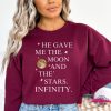 He Gave Me The Moon And Stars Infinity Sweatshirt Cousin Beach Sweatshirt Conrad The Summer I Turned Pretty Team Jeremiah Shirt Team Jeremiah Or Conrad Team Conrad Shirt New revetee.com 4