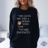 He Gave Me The Moon And Stars Infinity Sweatshirt Cousin Beach Sweatshirt Conrad The Summer I Turned Pretty Team Jeremiah Shirt Team Jeremiah Or Conrad Team Conrad Shirt New revetee.com 7