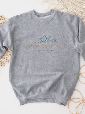 Cousins Beach Crewneck Sweatshirt Trendy Summer Cousins Beach North Carolina Sweatshirt Cousins Beach Sweatshirt revetee.com 2