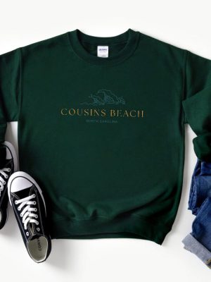 Cousins Beach Crewneck Sweatshirt Trendy Summer Cousins Beach North Carolina Sweatshirt Cousins Beach Sweatshirt revetee.com 3