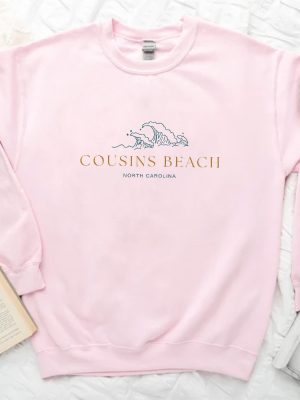 Cousins Beach Crewneck Sweatshirt Trendy Summer Cousins Beach North Carolina Sweatshirt Cousins Beach Sweatshirt revetee.com 5