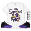 Jordan 12 Field Purple Shirt Simpson Gangster Shirt To Match Sneaker trendingnowe.com 1