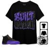 Jordan 12 Field Purple Shirt Built Different Shirt To Match Sneaker trendingnowe.com 2