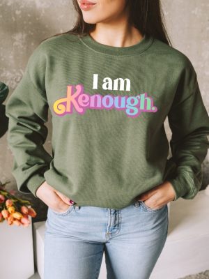 I Am Kenough Tiedye Shirt Barbi Movie Hoodie Kenergy Hoodie Ive Had Kenough I Am Kenough Tshirt I Am Kenough Logo I Am Enough Shirt I Am Kenough Barbie Barbiheimer New revetee.com 5