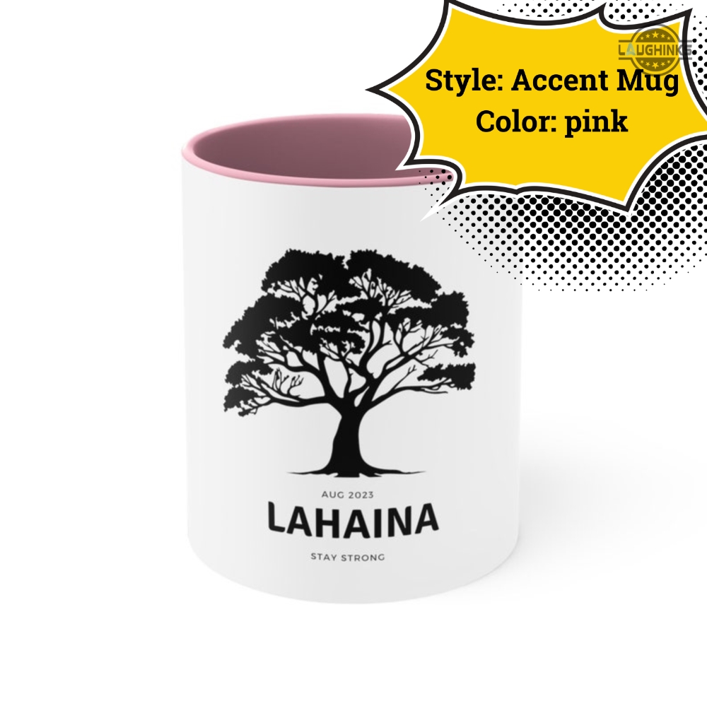 Banyan Tree Lahaina Fire Accent Mug Banyan Tree Fire Coffee Cup Banyan Tree Maui Lahaina Cups Maui Fires Mug Hawaii Fires Travel Mug Fire In Maui Camping Mug