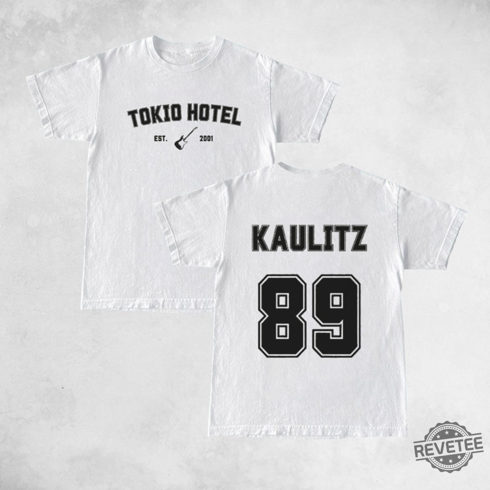 Tokio Hotel Kaulitz 89 Shirt Tokio Hotel Merch Tokio Hotel Concert