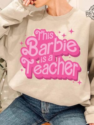 This Barbi Is A Teacher Shirt This Barbie Is A Teacher Shirt Teacher Barbie Costume Teacher Barbie Shirt Teacher Life Shirt Teacher Halloween Shirt New revetee.com 2