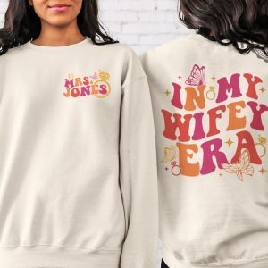 In My Wifey Era Shirt Its Giving Wifey Shirt Bride Shirt Engagement Gift For Her Gift For Wife Funny Wife Shirt Bachelorette Shirt Unique revetee.com 11
