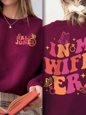 In My Wifey Era Shirt Its Giving Wifey Shirt Bride Shirt Engagement Gift For Her Gift For Wife Funny Wife Shirt Bachelorette Shirt Unique revetee.com 6